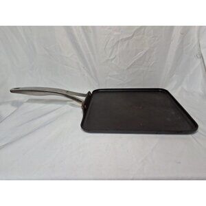 Calphalon Frying Pan Griddle Nonstick Skillet 1211 Square Grill 11”x 11”